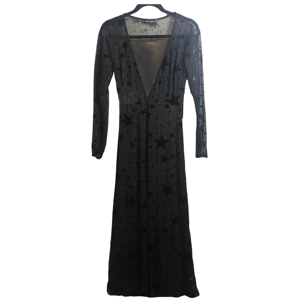 Mesh Star Maxi Dress
